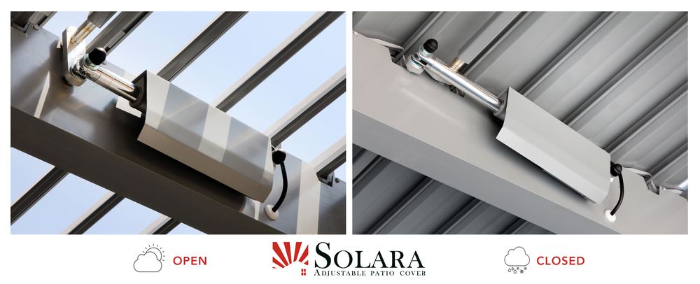 Solara motorized actuator open and closed