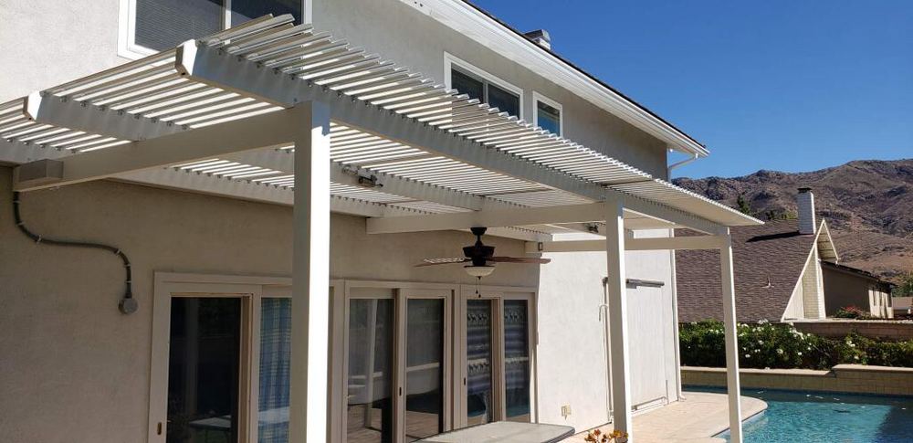 Traditional Solara patio cover